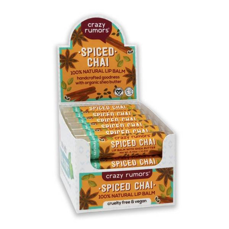 Naturalny balsam do ust Crazy Rumors - Spiced Chai - 10+2 GRATIS